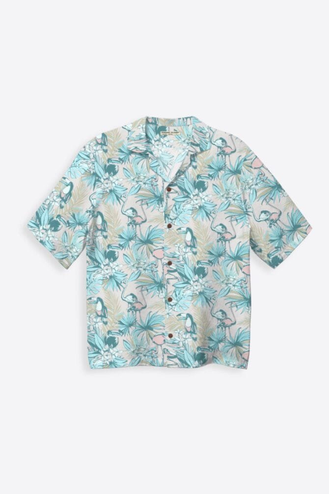 Flamingo Print Shirt for Men - Image 2