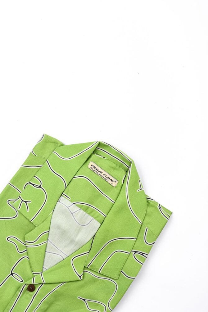 Abstract Print Men's Shirt