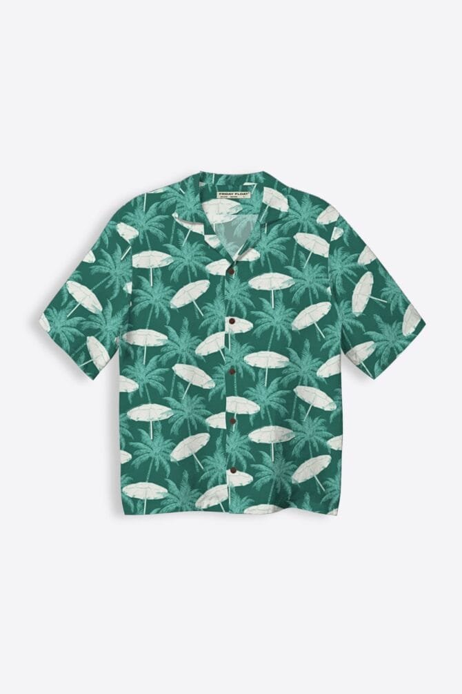 Tropical Print Men's Shirt - Image 5