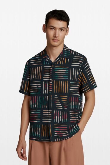 Men's Beach Party Printed Shirt
