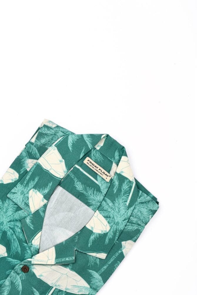Tropical Print Men's Shirt - Image 2