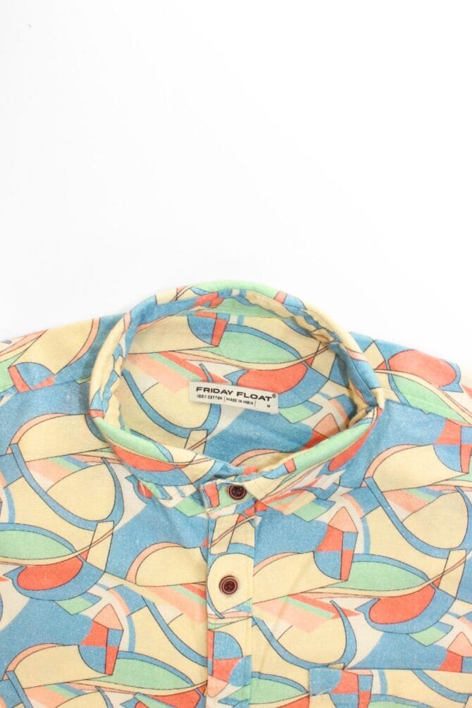 Abstract Print Shirt for Men - Image 4