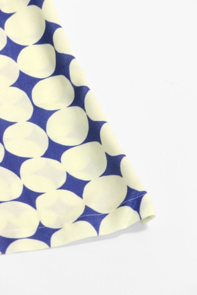 Geometric Print Cuban Shirt for Men - Image 5
