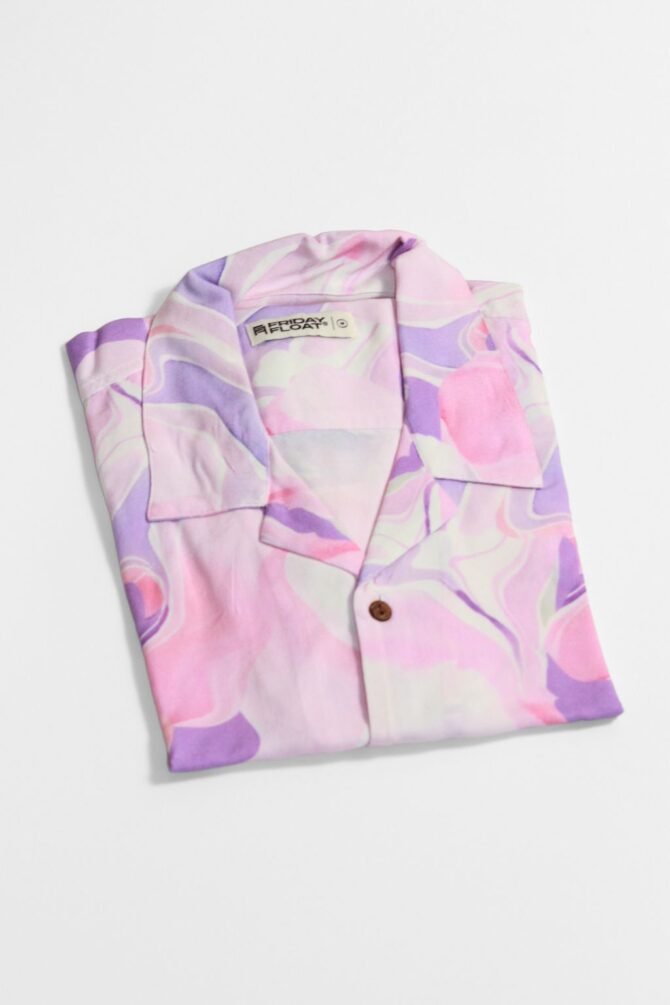 Marble Texture Shirt for Men - Image 3