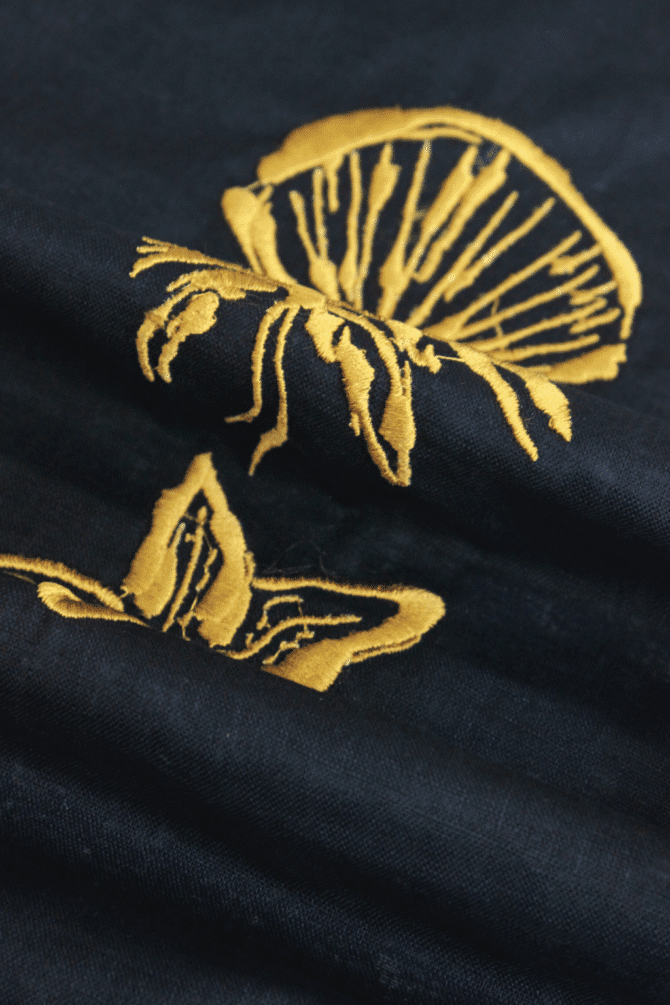 Embroidered Cuban Collar Men's Shirt - Image 2
